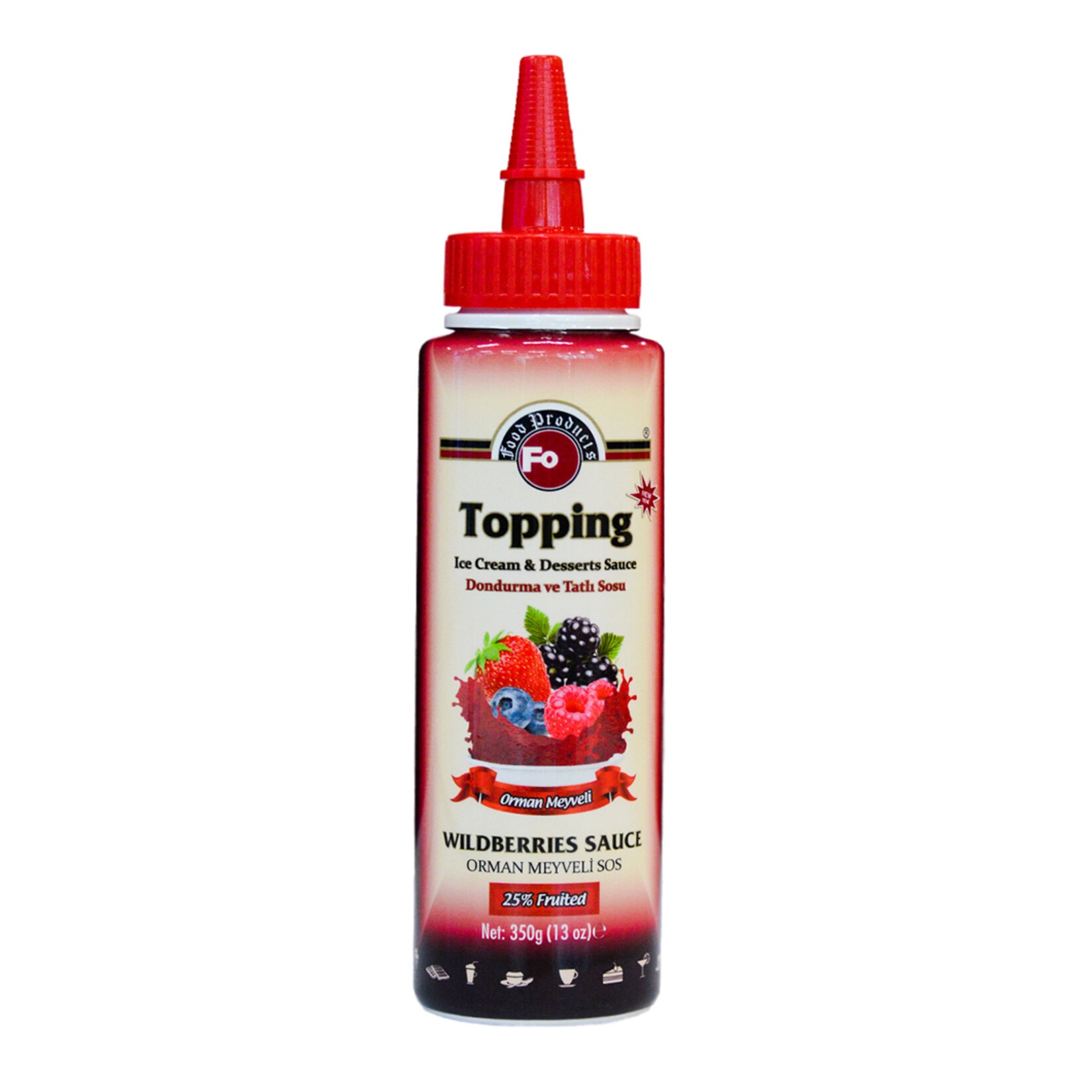 Fo Orman Meyveli Dondurma Sosu 350 Gr