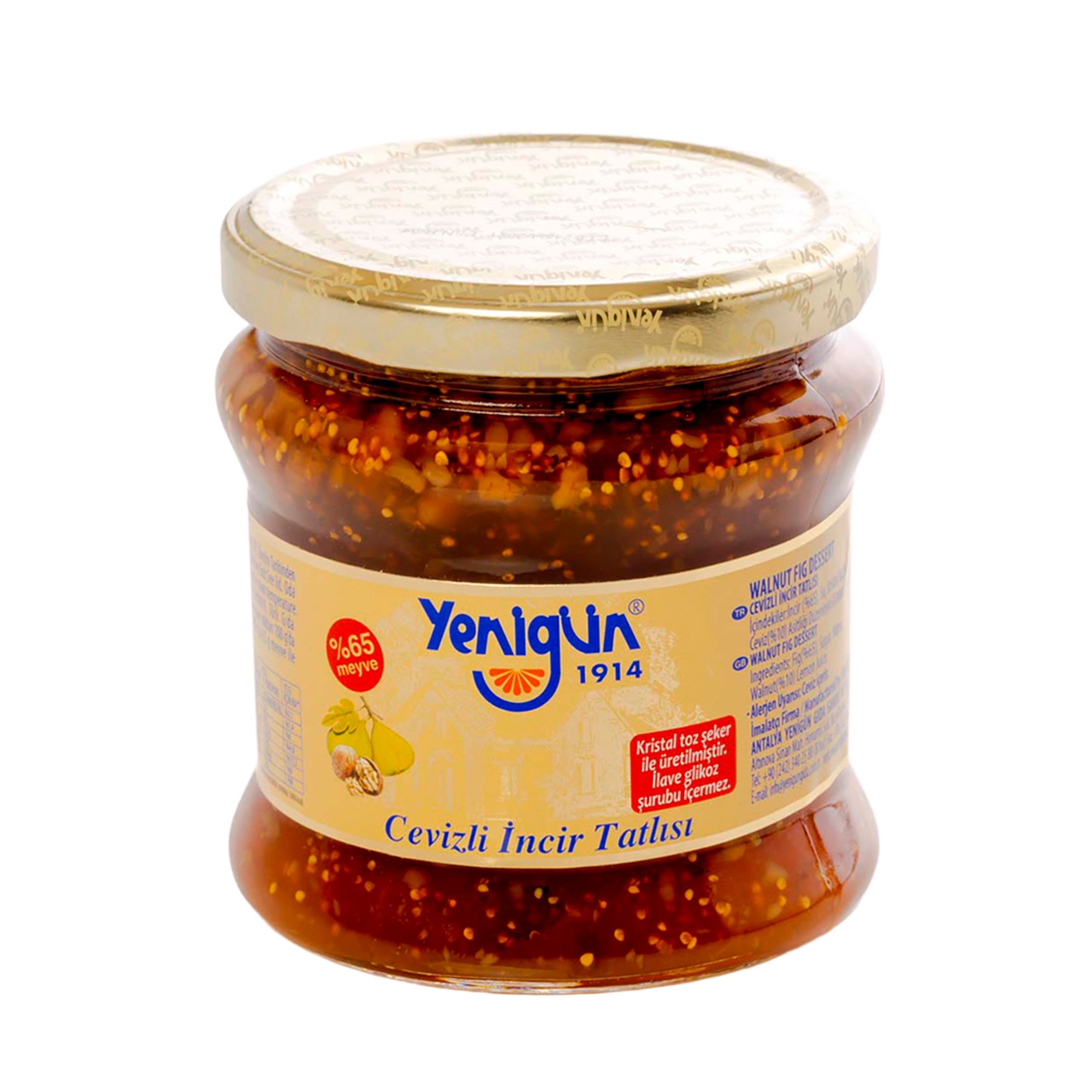 Yenigün Cevizli İncir Tatlısı Gold Seri 400 Gr