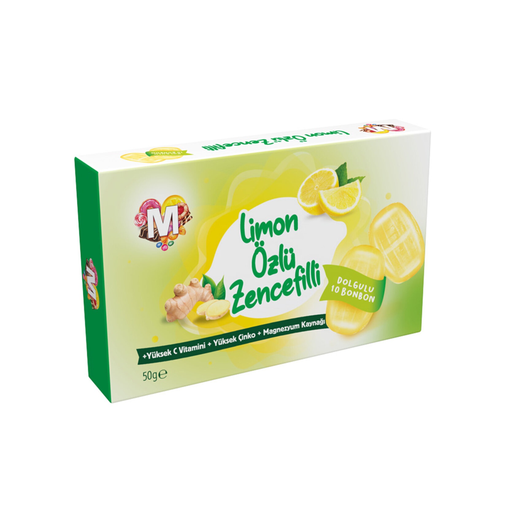 Migros Limon Özlü Zencefilli Bonbon 50 Gr