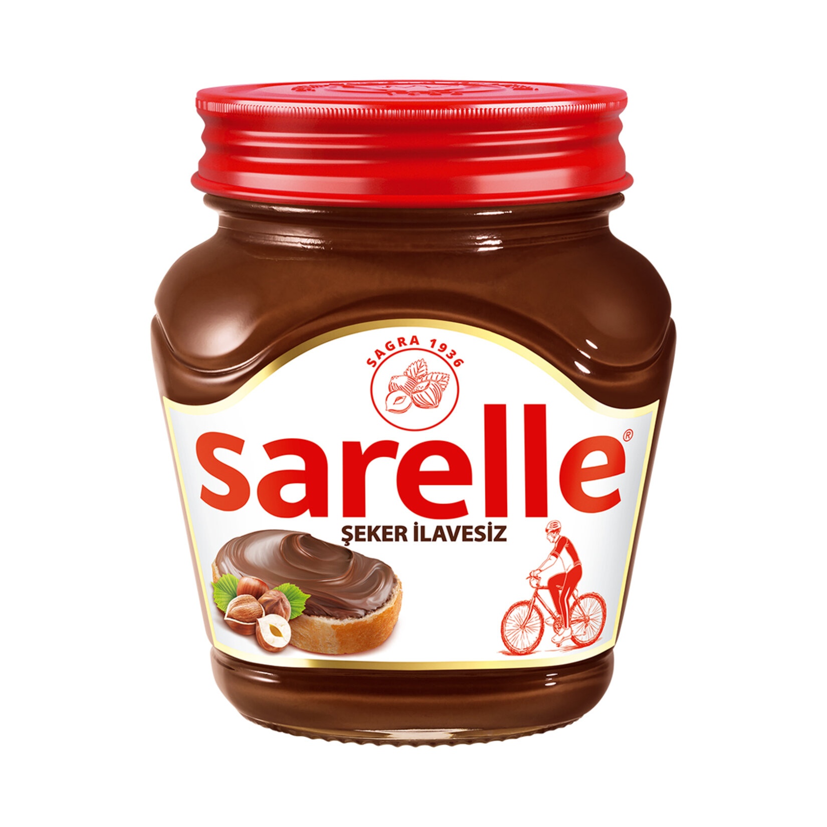 Sarelle Şekersiz Kakaolu Fındık Ezmesi 350 Gr
