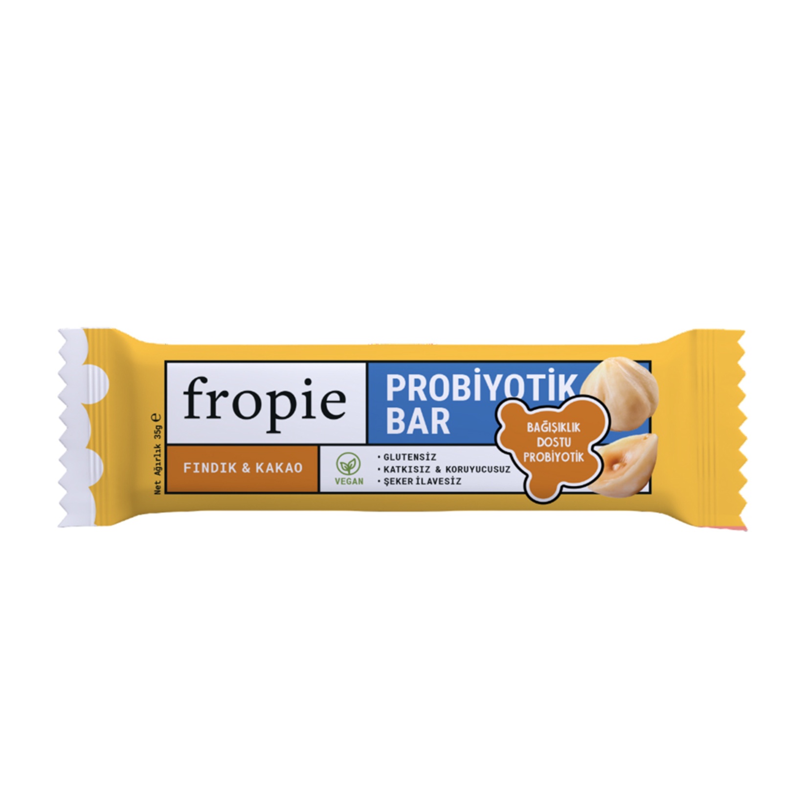 Fropie Pro Fındık Kakao Meyve Bar 35 Gr
