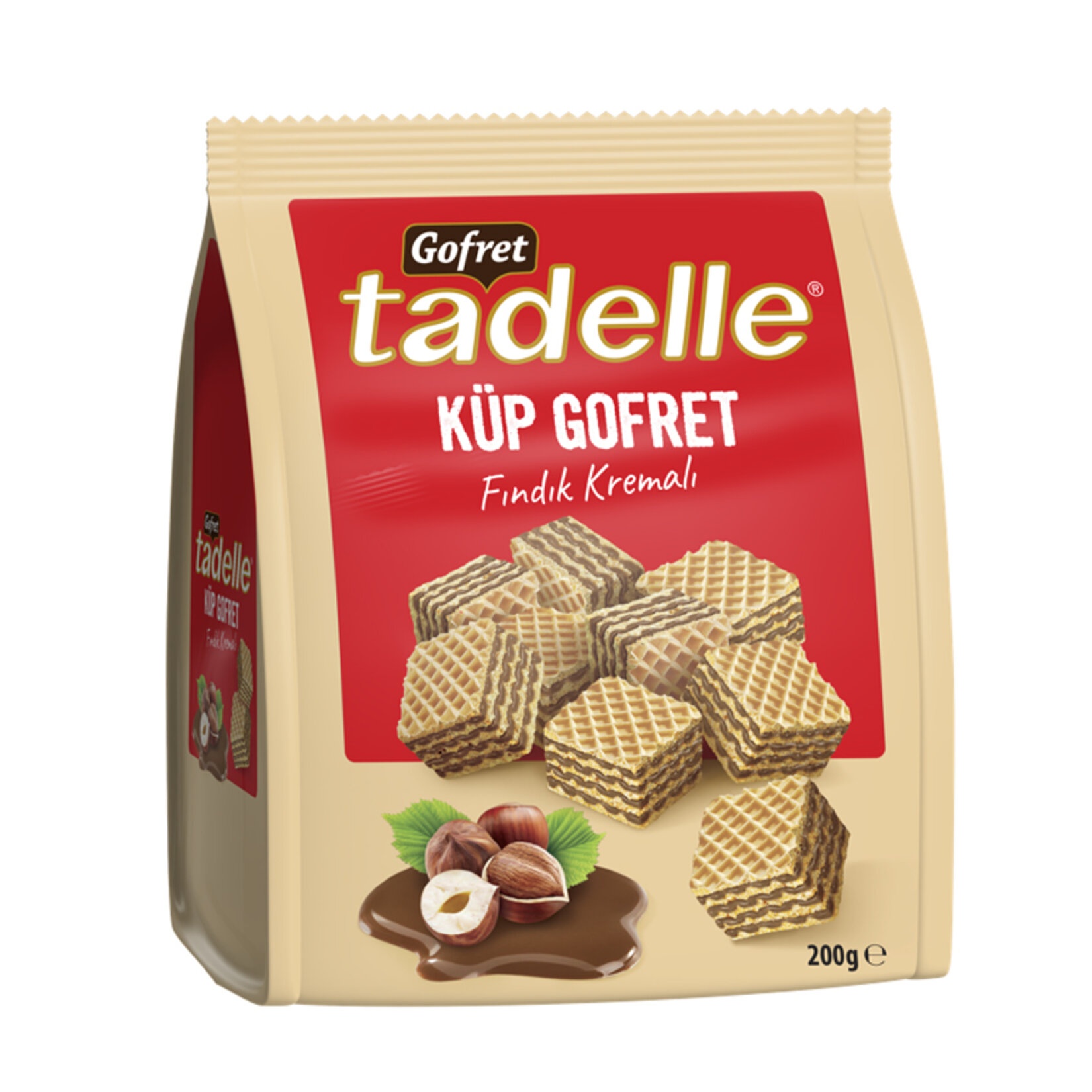 Tadelle Küp Fındık Kremalı Gofret 200 Gr