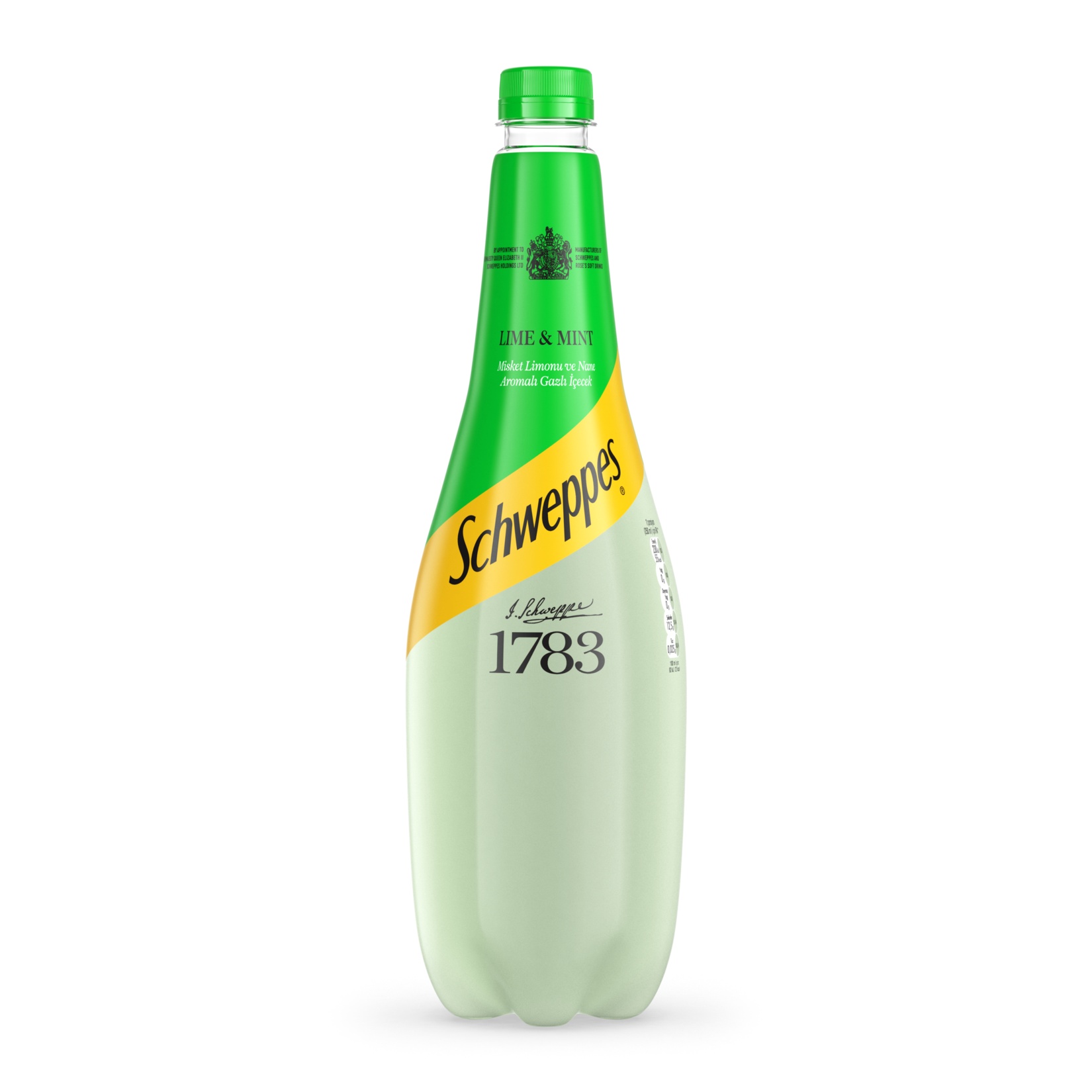 Schweppes Lime & Mint Aromalı Gazlı İçecek 1 Lt