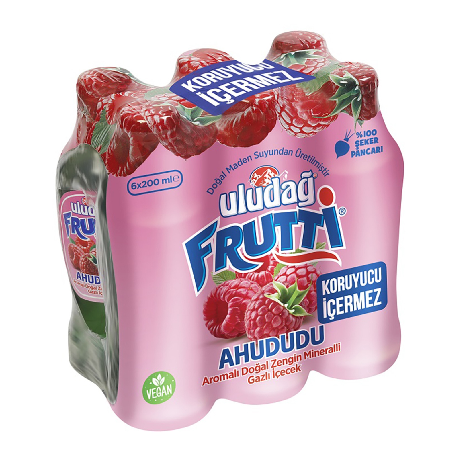 Uludağ Frutti Ahududu 6x200 Ml