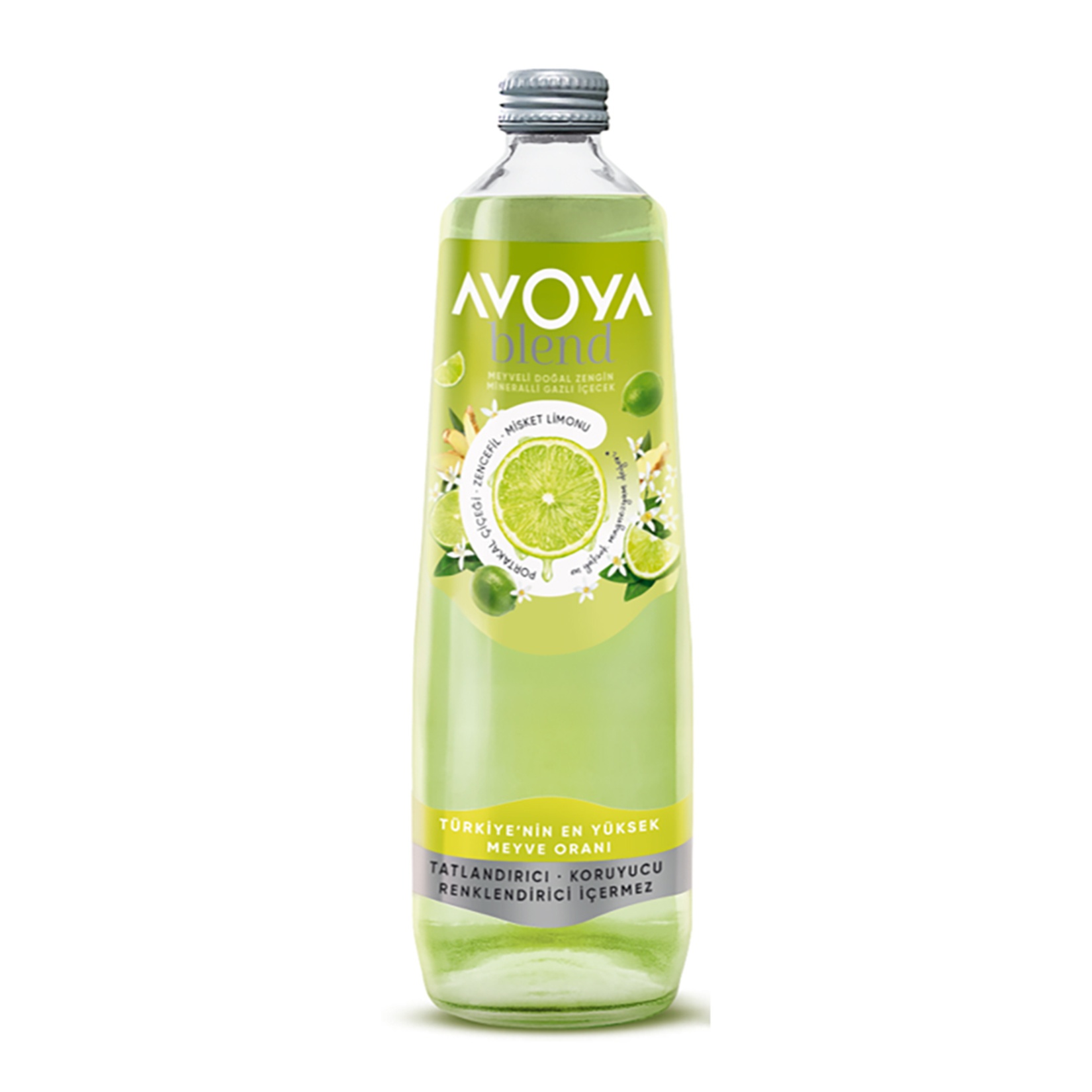 Avoya Blend Portakal Çiçekli Limon Zencefilli Gazlı İçecek 750 Ml