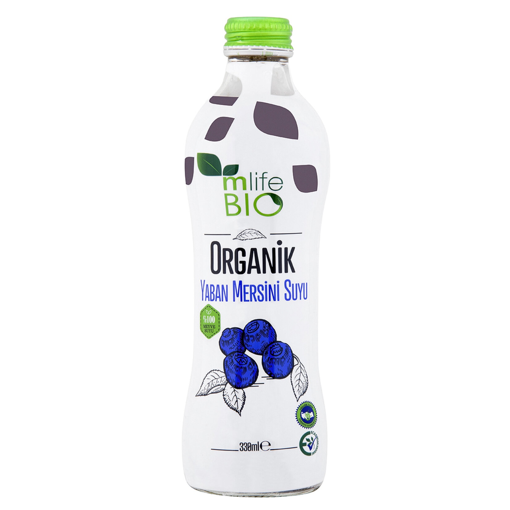 Mlife Organik Yaban Mersini Suyu 330 Ml