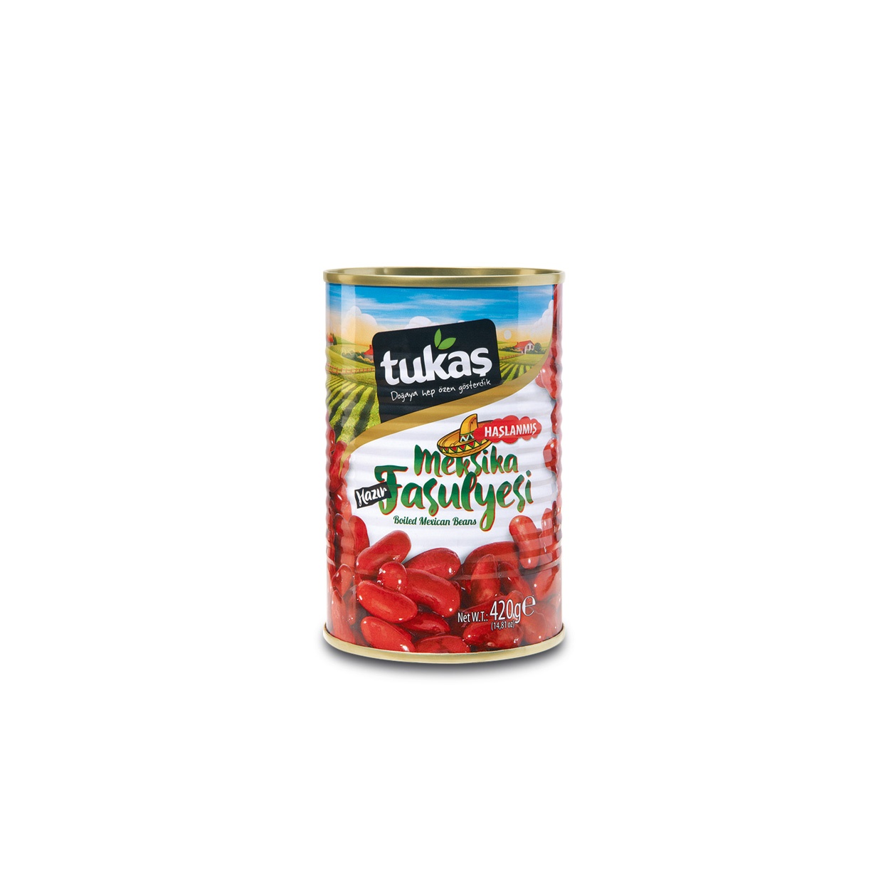Tukaş Haşlanmış Meksika Fasulyesi 420 Gr