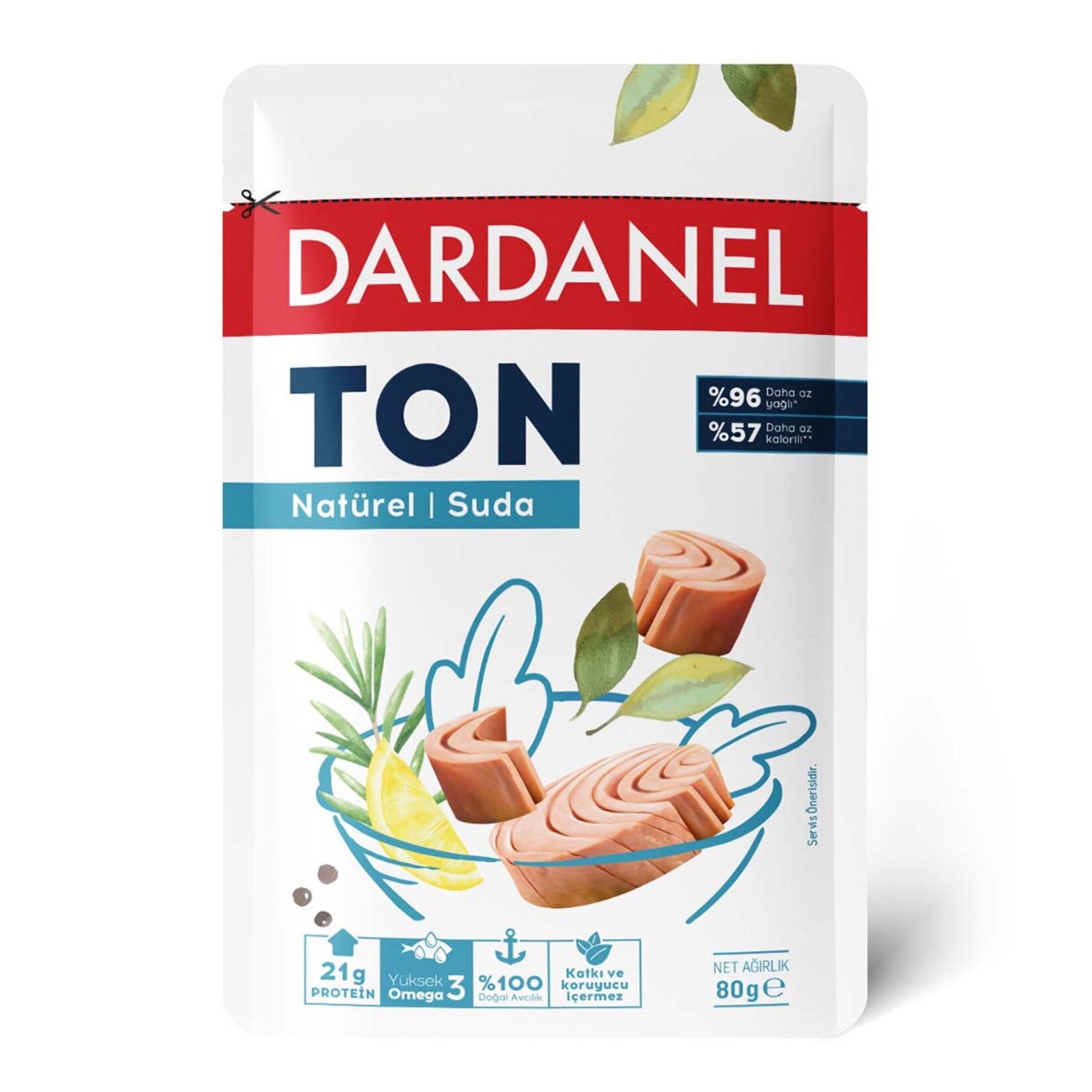 Dardanel Light Ton Balığı Poşet 80 Gr