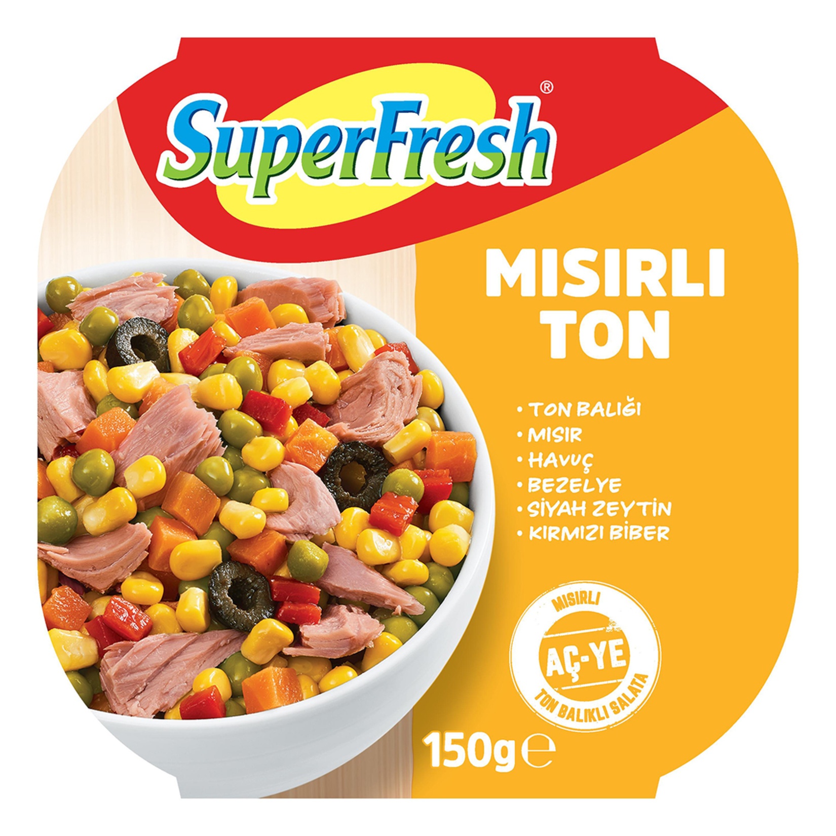 SuperFresh Mısırlı Ton Balıklı Salata 150 Gr