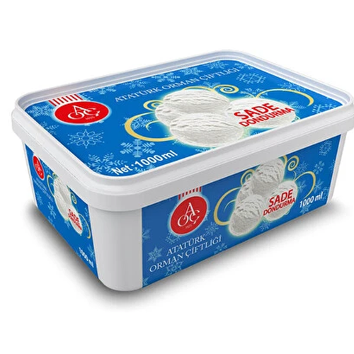AOÇ Sade Dondurma 1 Lt