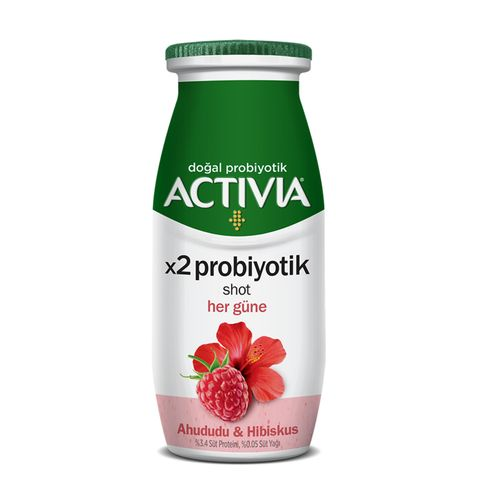 Activia Ahududu & Hibiskus Probiyotik Yoğurt İçeceği 4x80 Ml