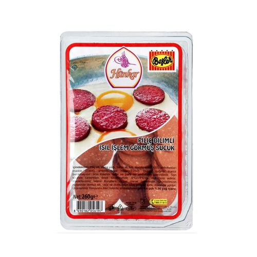 Beşler Hünkar Dilimli Piliç Sucuk 260 Gr
