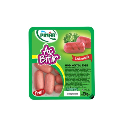 Pınar Aç Bitir Hindi Kokteyl Sosis 130 Gr