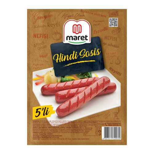 Maret Hindi Uzun Sosis 5 Adet 210 Gr