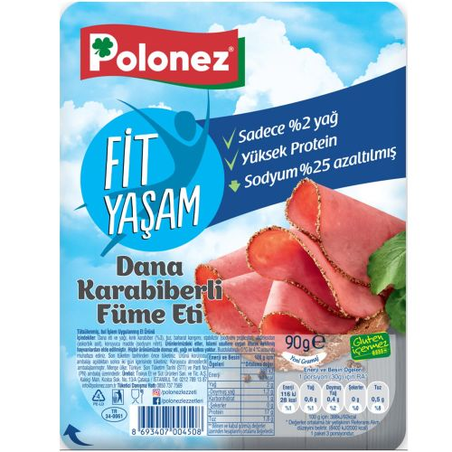 Polonez Karabiberli Füme Et 90 Gr