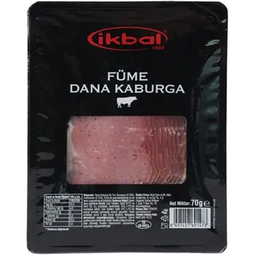 İkbal Füme Dana Kaburga Dilimli 70 Gr