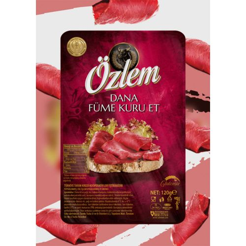 Özlem Dana Füme Kuru Et 100 Gr