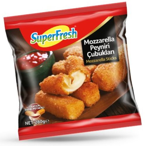 Superfresh Mozzarella Peyniri Çubukları 280 Gr