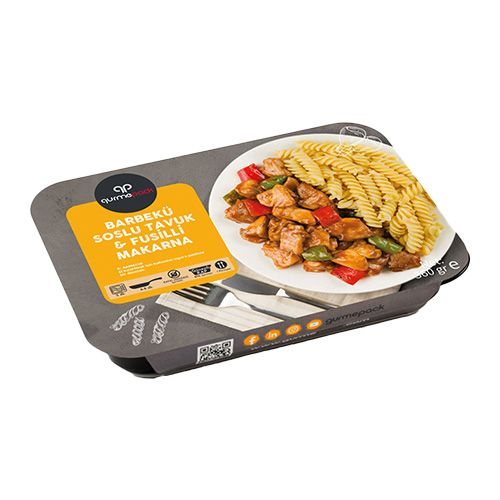 Gurmepack Barbekü Soslu Tavuk & Fusilli Makarna 360 Gr