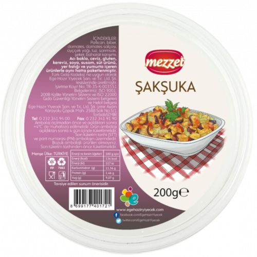 Mezzet Şakşuka 200 Gr