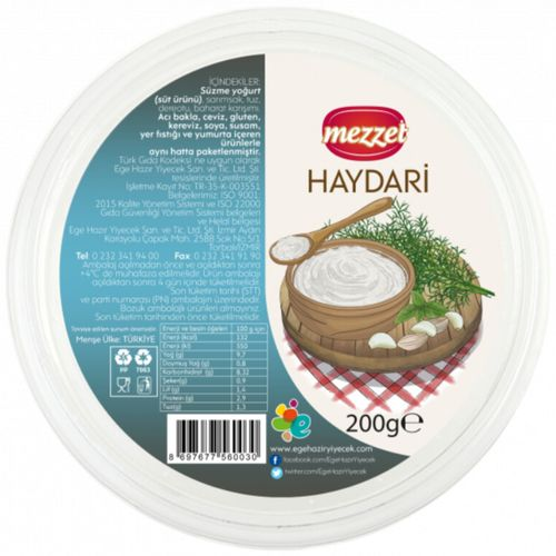 Mezzet Haydari 200 Gr