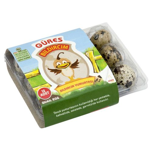 Güres Bıldırcın Yumurta 12 Adet