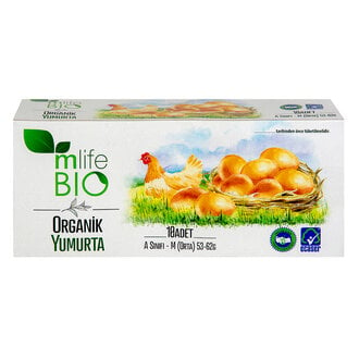 Mlife Organik M Boy Yumurta 10 Adet