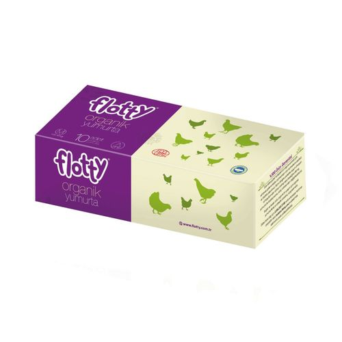 Flotty Organik M Orta Boy Yumurta 10 Adet