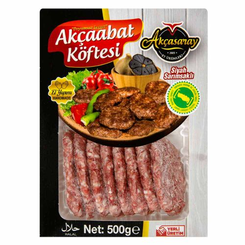 Akçasaray Akçaabat Siyah Sarımsaklı Köfte 500 Gr