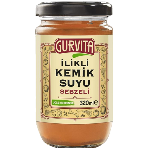 Gurvita Sebzeli İlikli Kemik Suyu 320 Ml