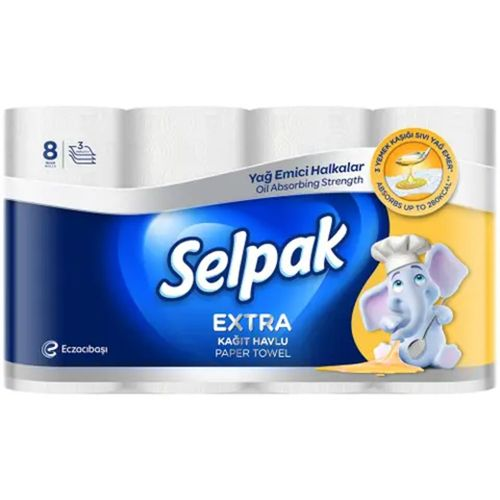 Selpak Yağ Emici Havlu 8 Adet