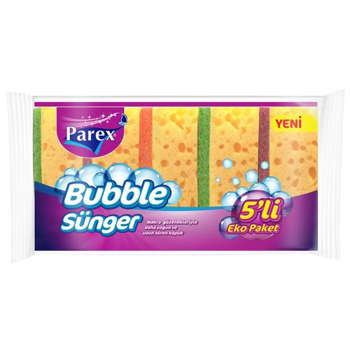 Parex Bubble Sünger Eko Paket 5 Adet