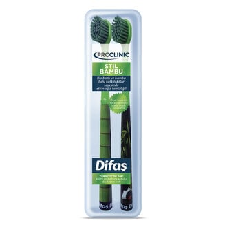 Difaş Proclinic Stil Bamboo Diş Fırçası 2 Adet