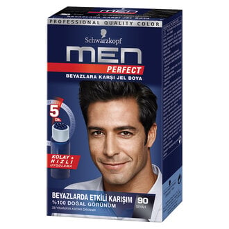 Men Perfect Erkek Saç Boyası 90 Siyah 80 Ml