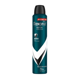 Rexona Men Invisible Black + White Erkek Deodorant 200 Ml