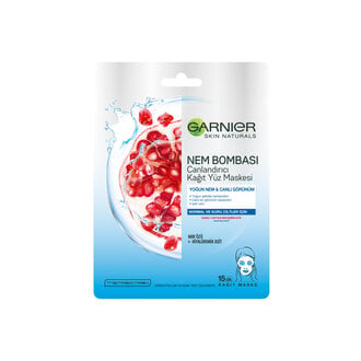 Garnier Skin Naturals Nem Bombası Nar Kağıt Maske 32 Gr