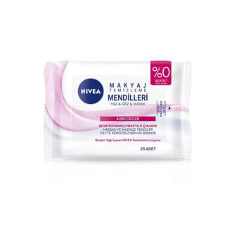 Nivea Kuru Ciltler Makyaj Temizleme Mendilleri 25 Adet