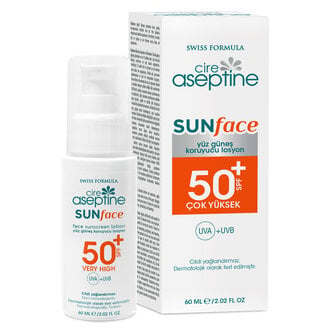 Cire Aseptine Spf 50+ Yüz Koruma Güneş Kremi 60 Ml