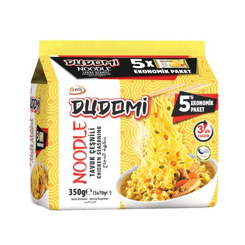 Dudomi Tavuk Çeşnili Noodle 5x70 Gr