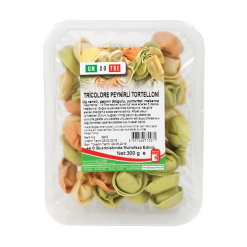 Un Do Tre Tricolore Peynirli Tortelloni 300 Gr