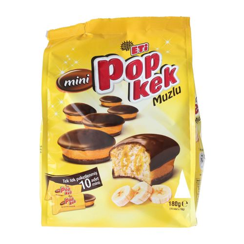 Eti Popkek Mini Muz Kremalı 10x18 Gr