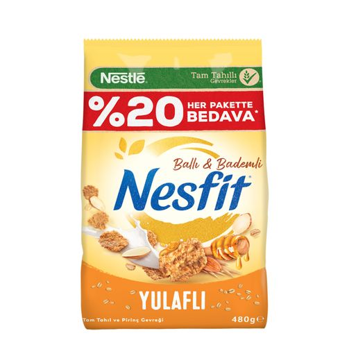 Nesfit Ballı Bademli Gevrek 480 Gr