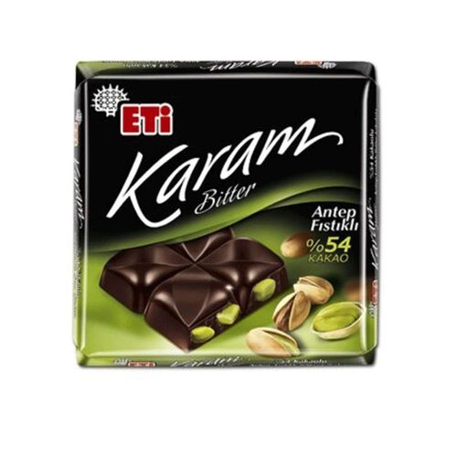 Eti Karam Antep Fıstıklı Bitter Çikolata 60 Gr