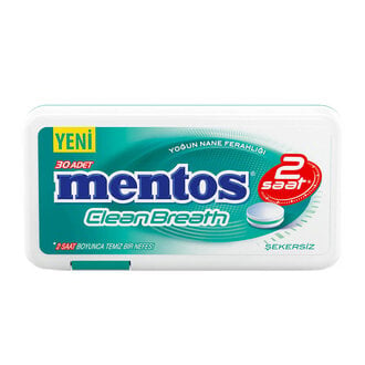 Mentos 2 Saat Yoğun Nane Aromalı Tablet Şekerleme 21 Gr