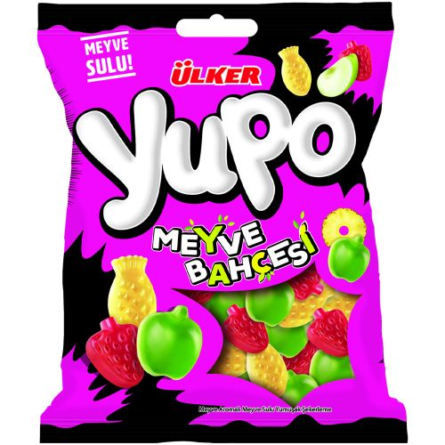 Ülker Yupo Jelly Meyve Bahçesi Aromalı Yumuşak Şeker 80 Gr