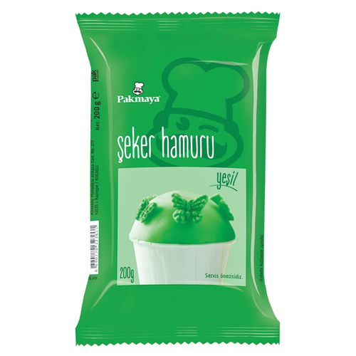 Pakmaya Yeşil Şeker Hamuru 200 Gr