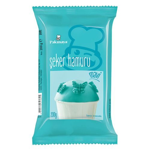 Pakmaya Mavi Şeker Hamuru 200 Gr