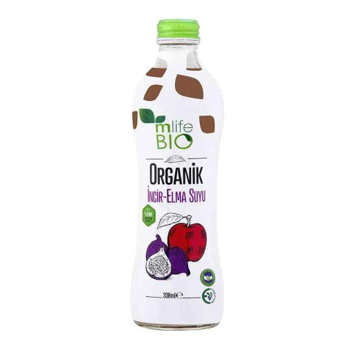 Mlife Organik İncir Elma Suyu 330 Ml