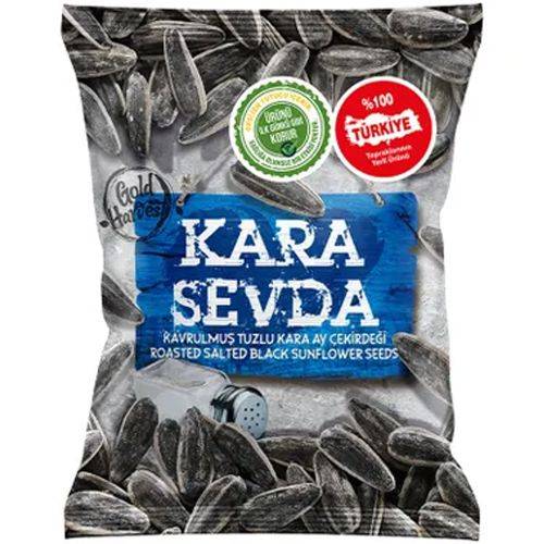 Kara Sevda Klasik Tuzlu Siyah Ayçekirdeği 135 Gr