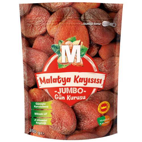 Migros Gün Kurusu Malatya Kayısısı Jumbo 200 Gr